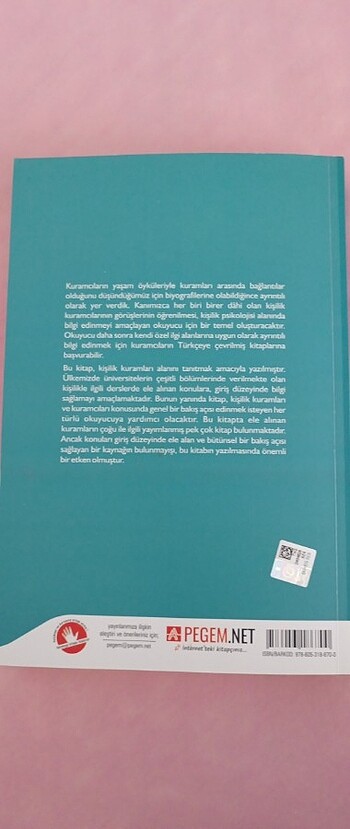  Kişilik kuramları banu yazgan inanç pegem akademi
