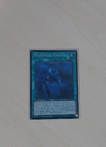 Yugioh Nightmare Throne Ultra Rare 1st edition