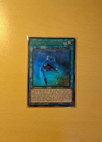 Yugioh Nightmare Throne Ultra Rare 1st edition
