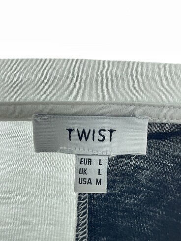 l Beden çeşitli Renk Twist Bluz %70 İndirimli.