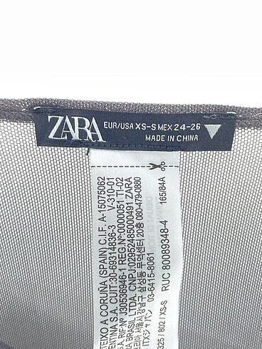 xs Beden gri Renk Zara Bluz %70 İndirimli.