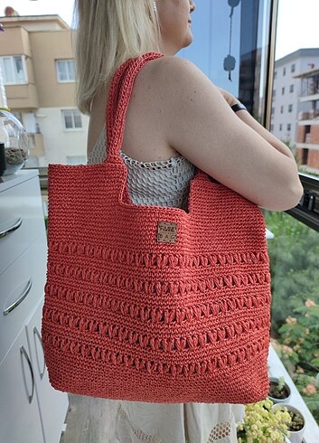 Louis Vuitton Örgü hasır tasarım el emeği kol çantası
