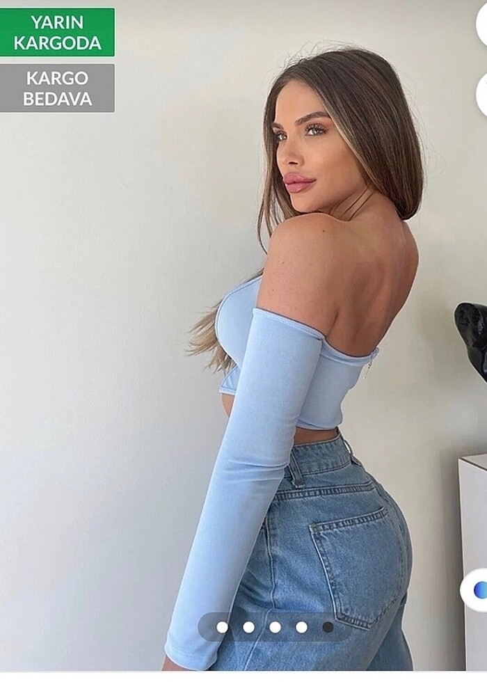 Crop bluz - Görsel 3