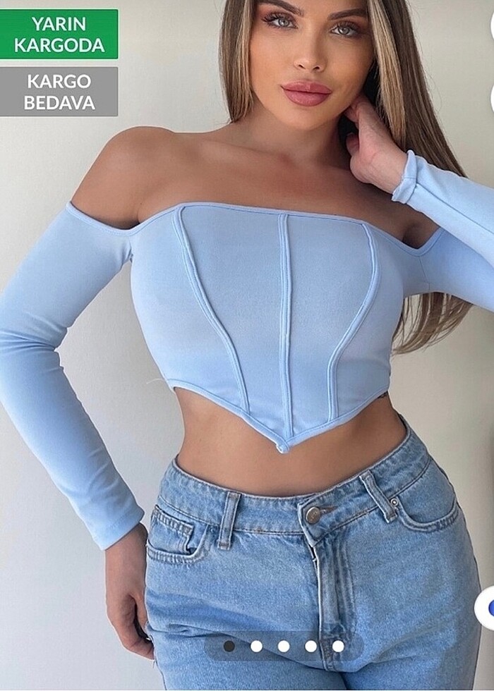 Crop bluz - Görsel 2