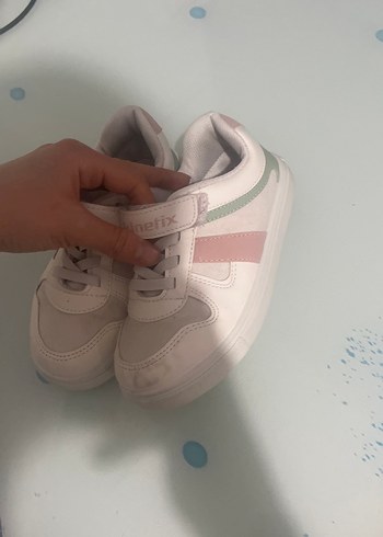 Kinetix Kız Çocuk Beyaz Pastel Renkli Spor Ayakkabı