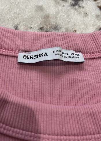 Bershka Pembe Mini Yüksek Yakalı Atlet