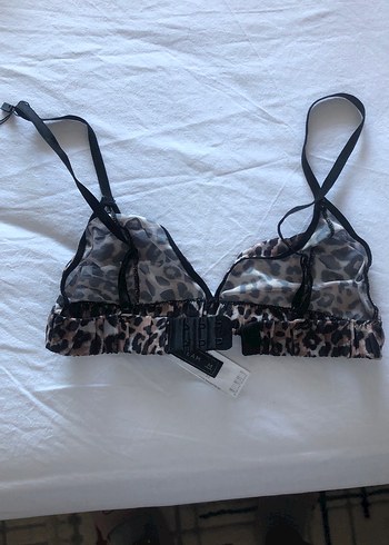 LC Waikiki Leopar Desenli Kahverengi Midi Sütyen