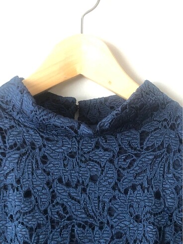 Nikralı güpür elbise - Görsel 3