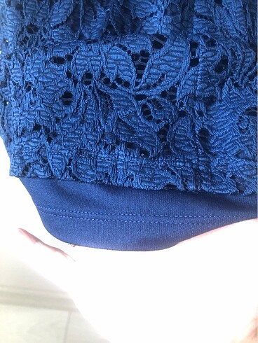 Nikralı güpür elbise - Görsel 5