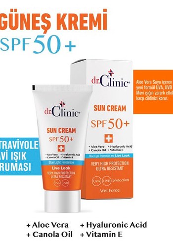 Dr.Clinic SPF 50+ Güneş Kremi - Görsel 2