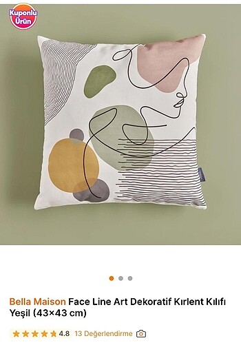 Bella Maison kırlent kılıf (2?li)