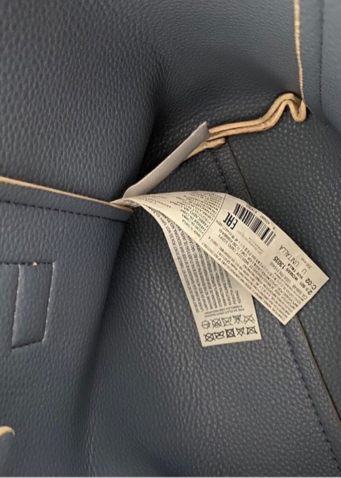 Mango beyaz deri çanta - Görsel 2