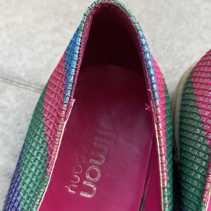 Renkli BağcıksızKadın Espadril - Görsel 5