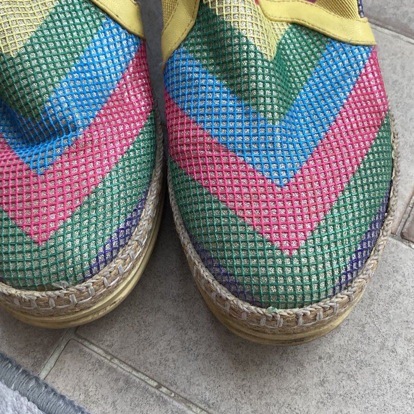 Renkli BağcıksızKadın Espadril - Görsel 2