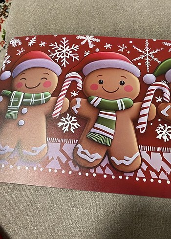 Kahverengi Zencefilli Kurabiye servis altlığı - Görsel 3