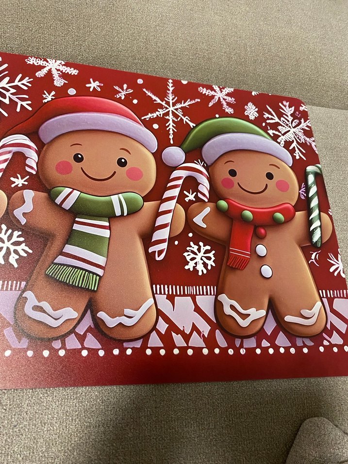 Kahverengi Zencefilli Kurabiye servis altlığı - Görsel 2