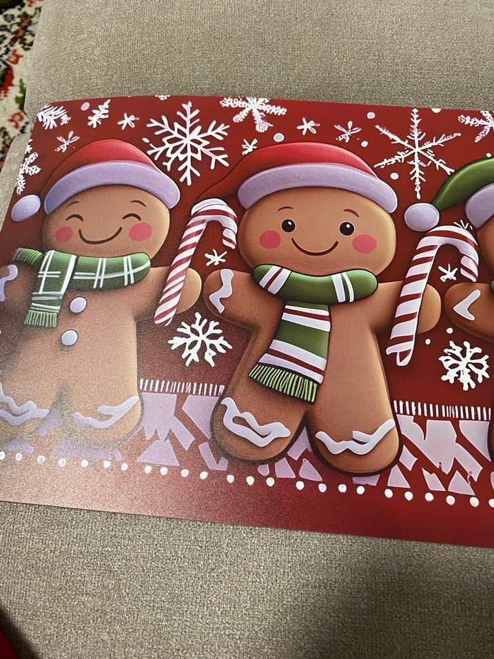 Kahverengi Zencefilli Kurabiye servis altlığı - Görsel 3