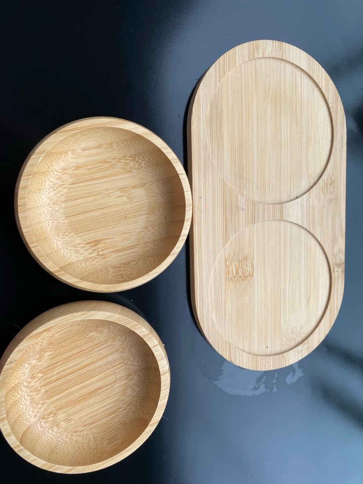 Bej Bambu İkili çerezlik - Görsel 3