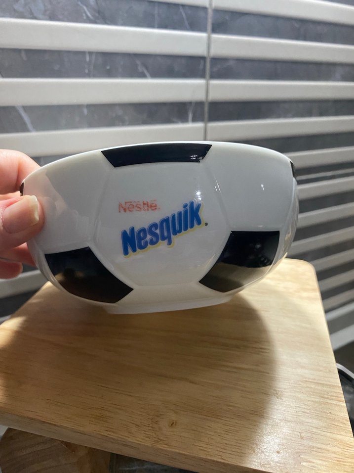 Beyaz Nesquik Seramik Kase - Görsel 3