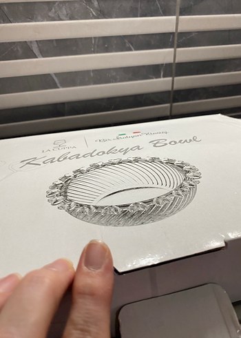 Kristal Kenarlı Cam Kase Seti - Görsel 3