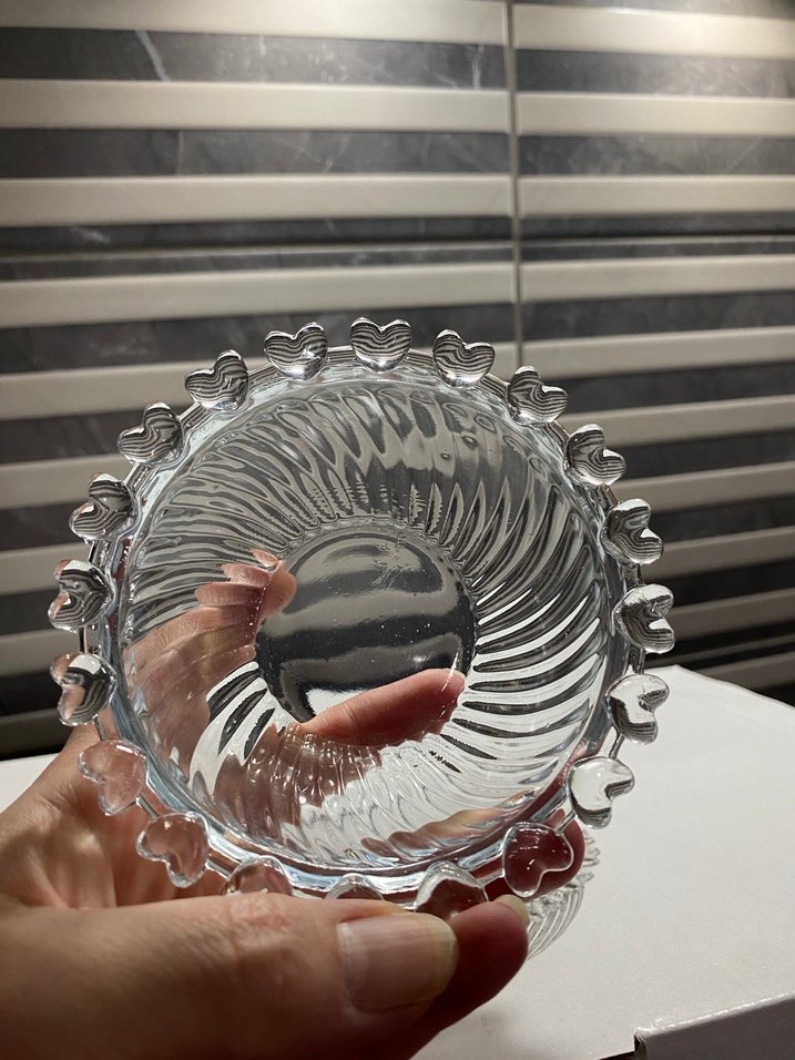 Kristal Kenarlı Cam Kase Seti - Görsel 4