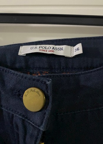 Us Polo 36 beden  Lacivert Kadın Denim Pantolon - Görsel 2