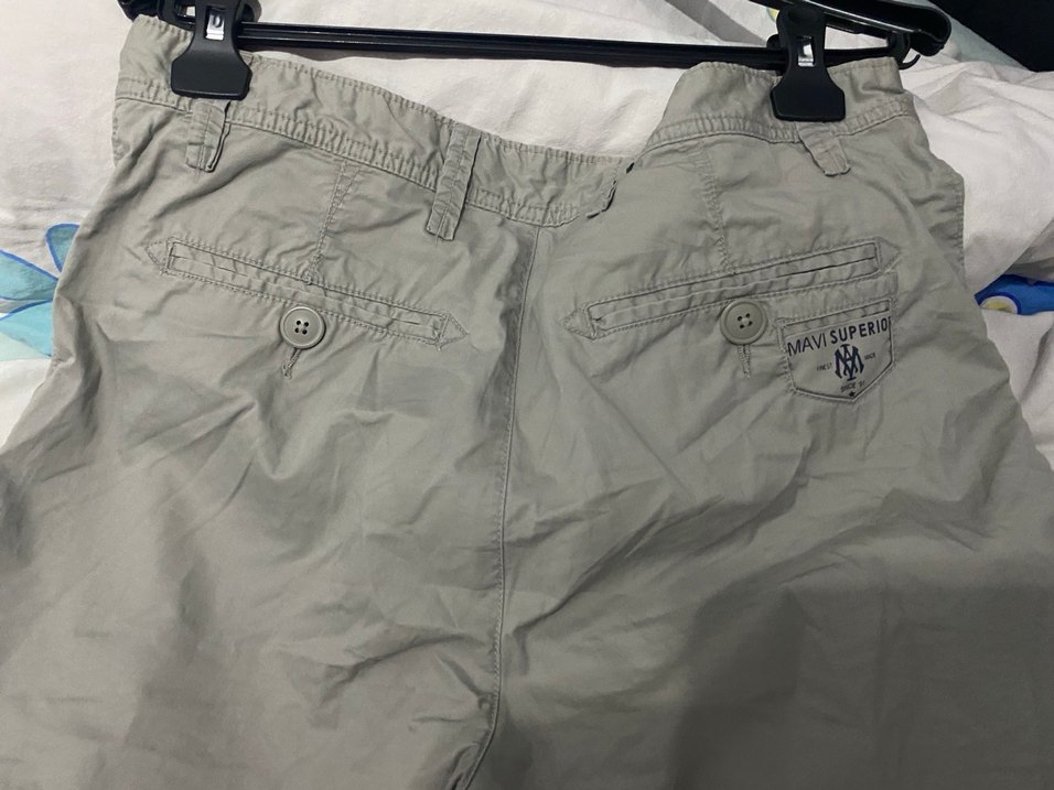 Rahat Kesim Keten kadın Pantolon - Görsel 3