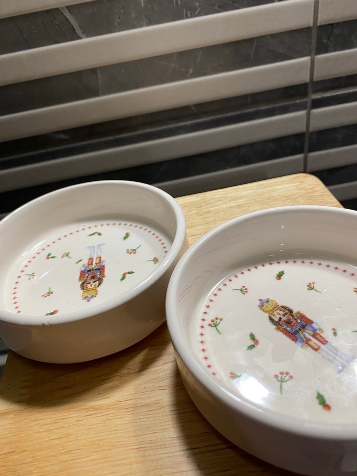 Baskılı Beyaz Seramik Tabak Seti - Görsel 4