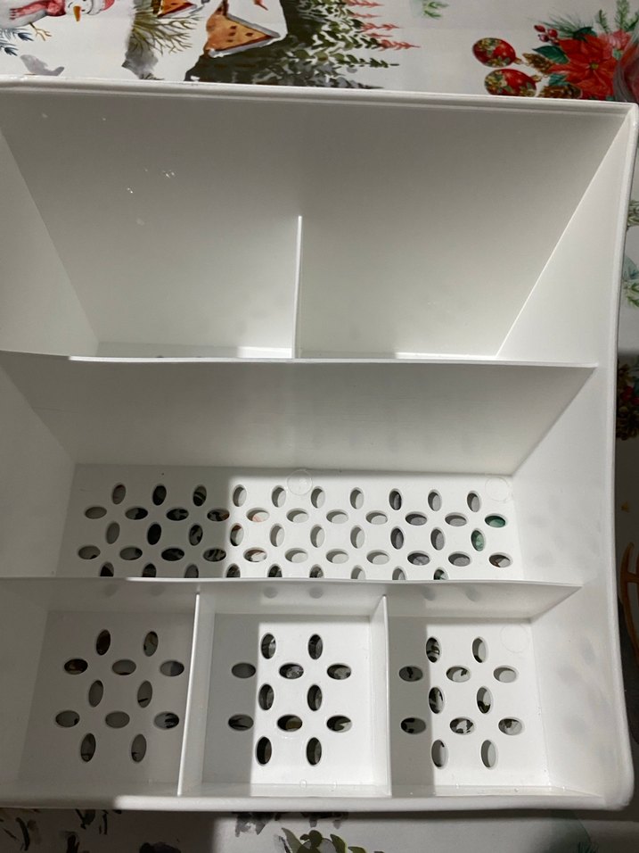 Beyaz Çok Bölmeli Makyaj Organizeri - Görsel 5