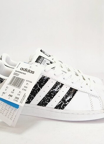 Adidas superstar black and white 