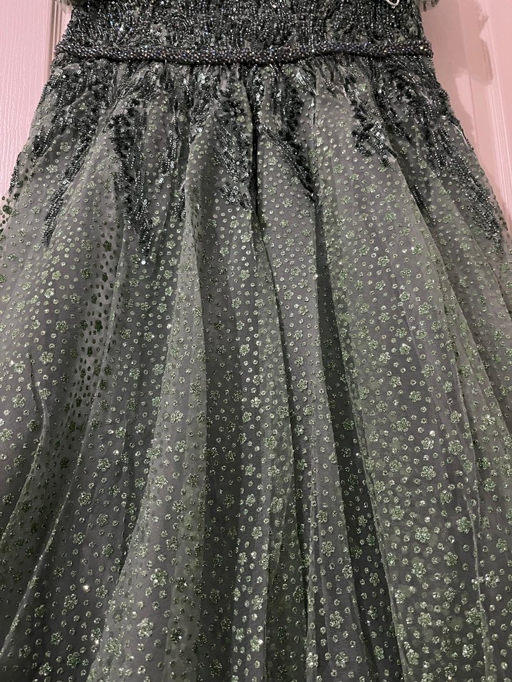 Boncuk İşlemeli Nişan Elbisesi - Görsel 4