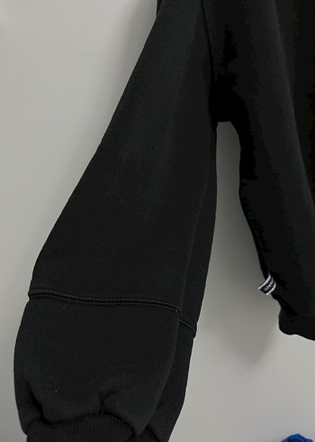 Kadın Siyah Basic Sweatshirt - Görsel 2