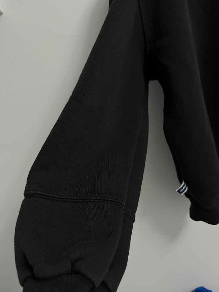 Kadın Siyah Basic Sweatshirt - Görsel 2