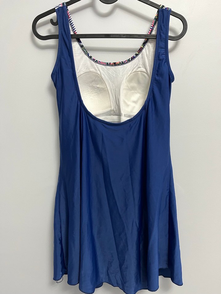 Bohem Renkli Desenli Etekli Mayo - Görsel 2