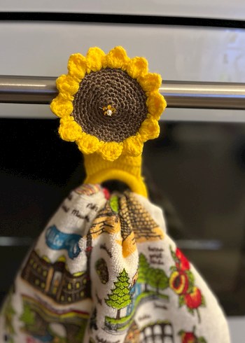 Ay Çiçeği Havlu Askısı - Görsel 3