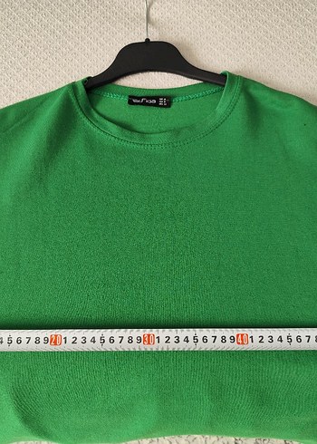 Kadın Yeşil Uzun Kollu Salaş Tunik - Görsel 6