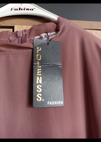 Kadın şifon Kemerli Piliseli Uzun Elbise - Görsel 5