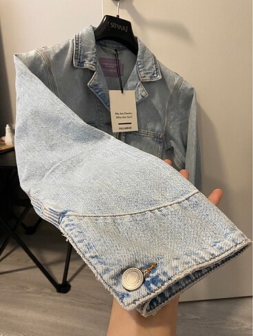 xs Beden Crop Kot Ceket