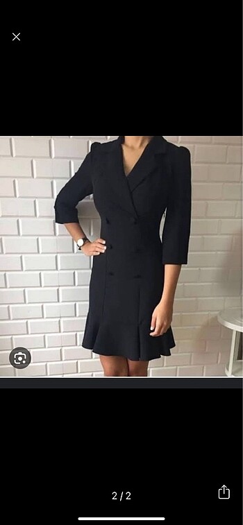 Zara model ceket elbise