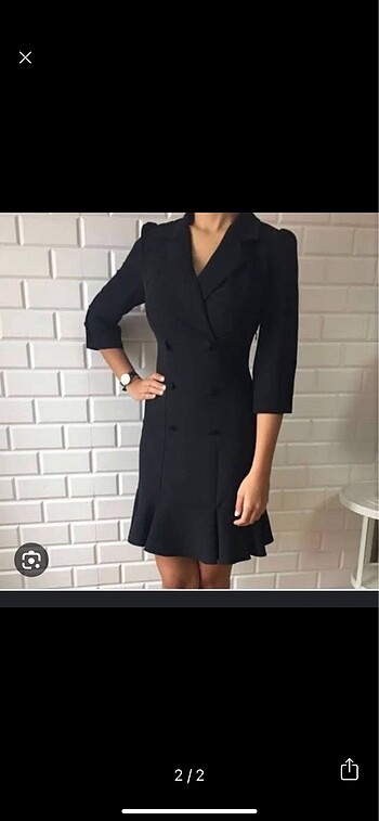 Zara model ceket elbisee