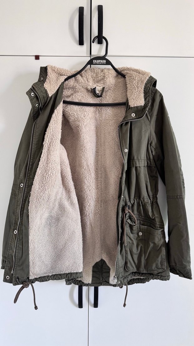 H&m Kapüşonlu Kadın Mont - Görsel 2