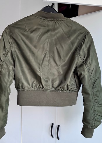 Bershka Haki Bomber Ceket - Görsel 2
