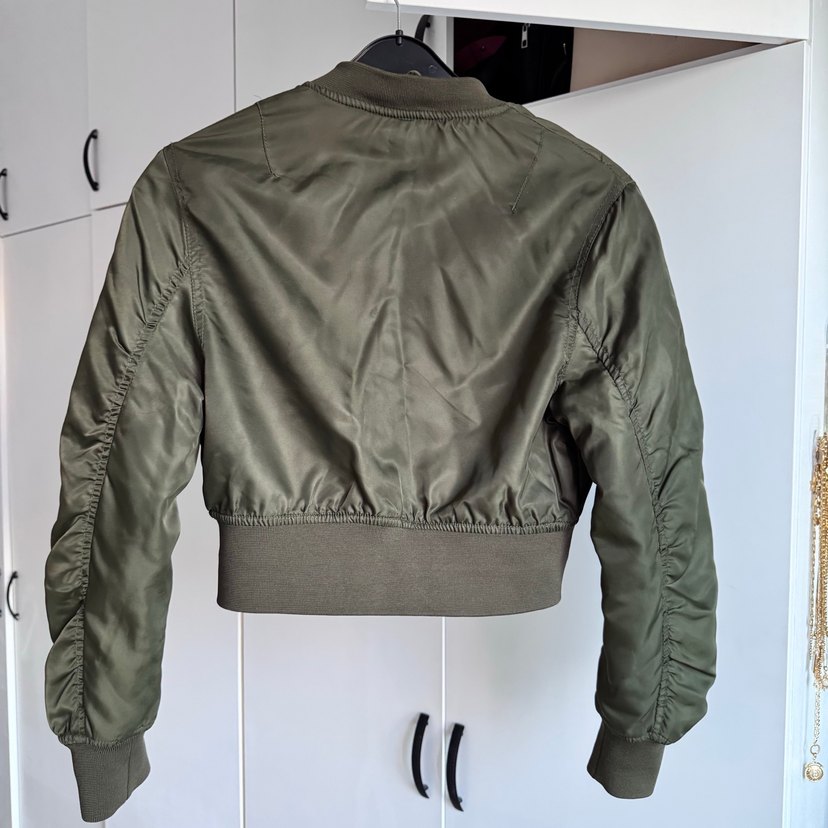 Bershka Haki Bomber Ceket - Görsel 2