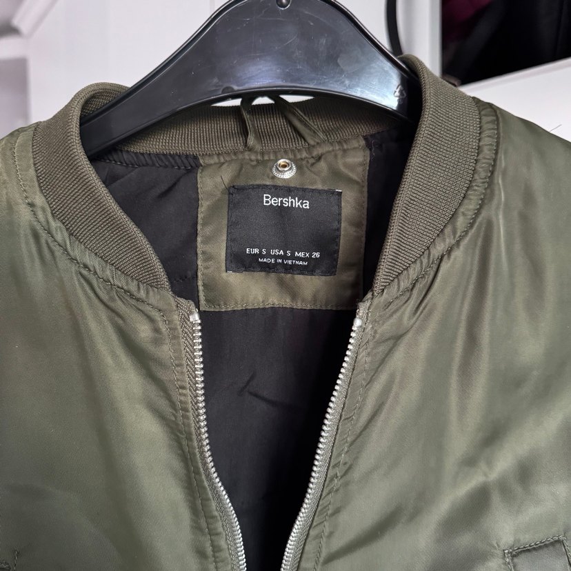 Bershka Haki Bomber Ceket - Görsel 3
