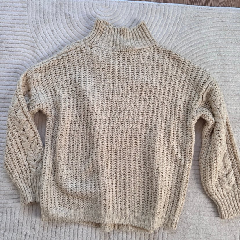 Milla dik yaka Örgü Kazak - Görsel 2