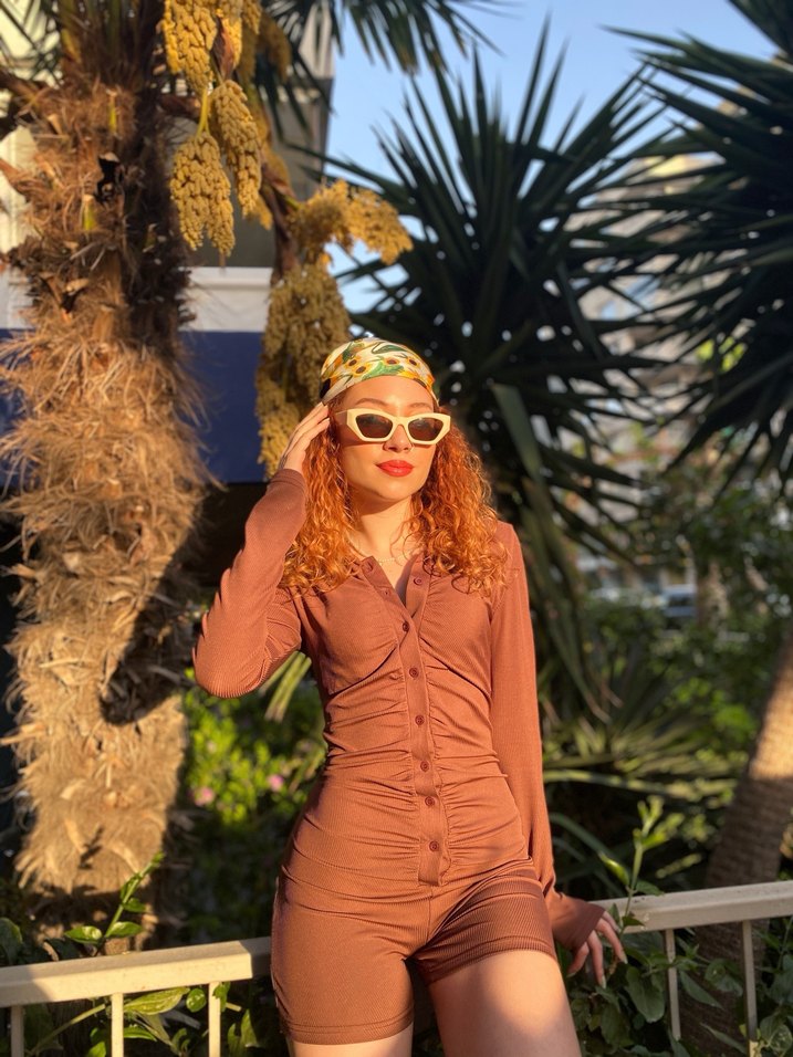 Holly lolly Uzun Kollu Tulum - Görsel 2