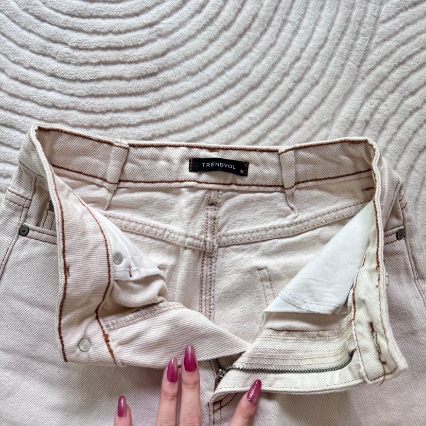 Trendyolmilla Ekru jean - Görsel 3