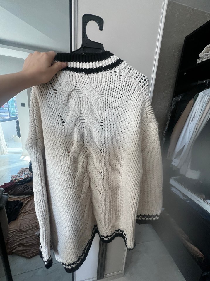 Zara örgü Kazak elbise - Görsel 3