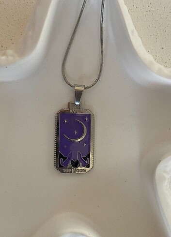 Diğer The moon tarot kolye