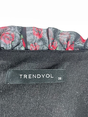 36 Beden siyah Renk Trendyol & Milla Kısa Elbise %70 İndirimli.